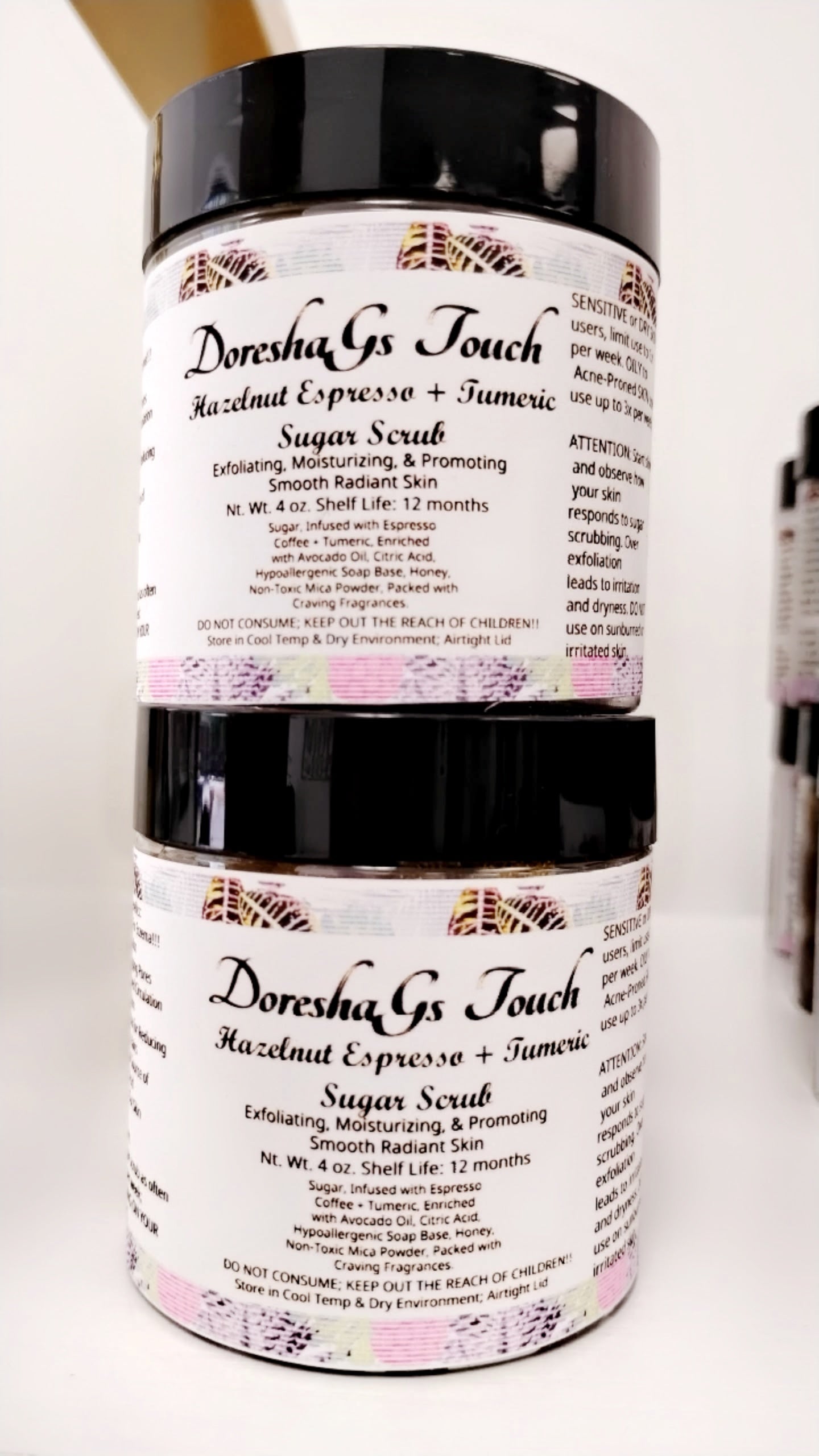 Hazelnut Espresso+ Turmeric Sugar Scrub