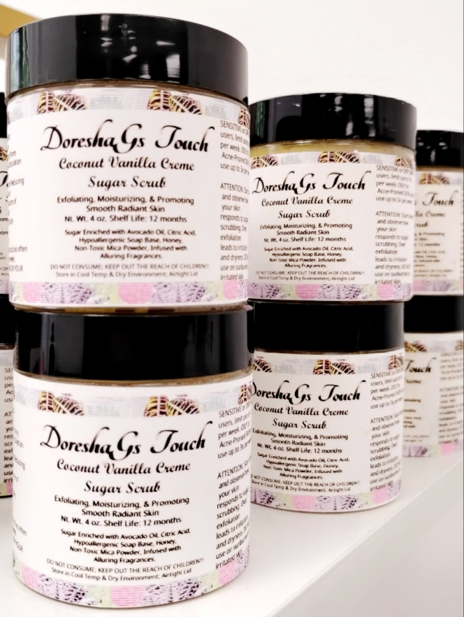 Coconut Vanilla Creme Sugar Scrub