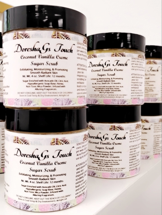 Coconut Vanilla Creme Sugar Scrub
