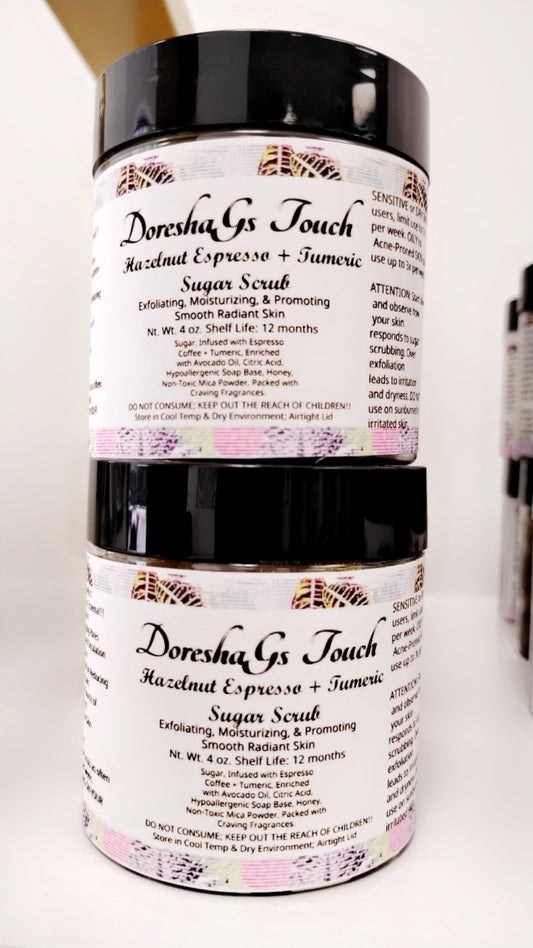 Hazelnut Espresso+ Turmeric Sugar Scrub