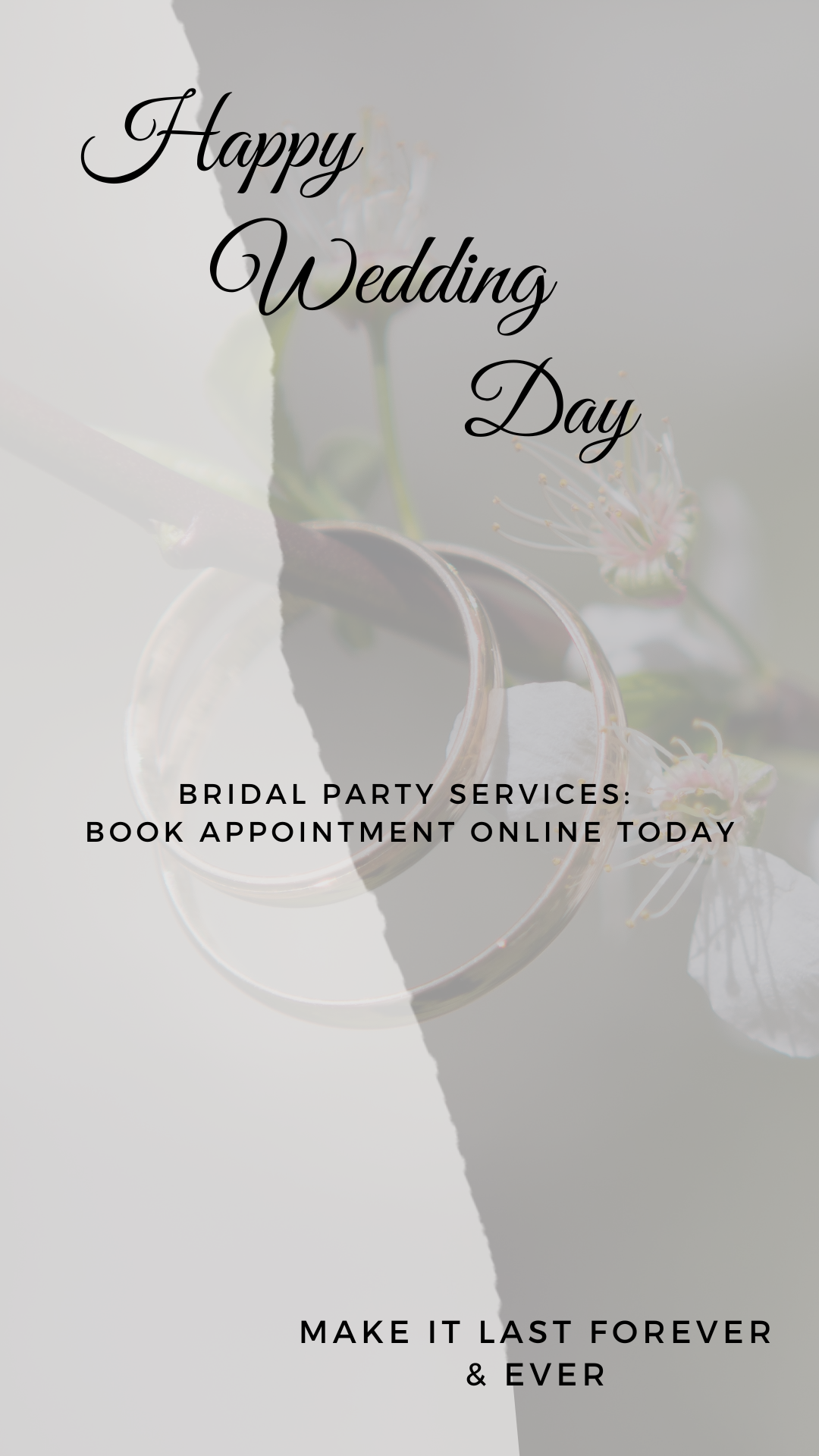 BOOK: Bridal Party Services - $85  Consultation Booking Deposit